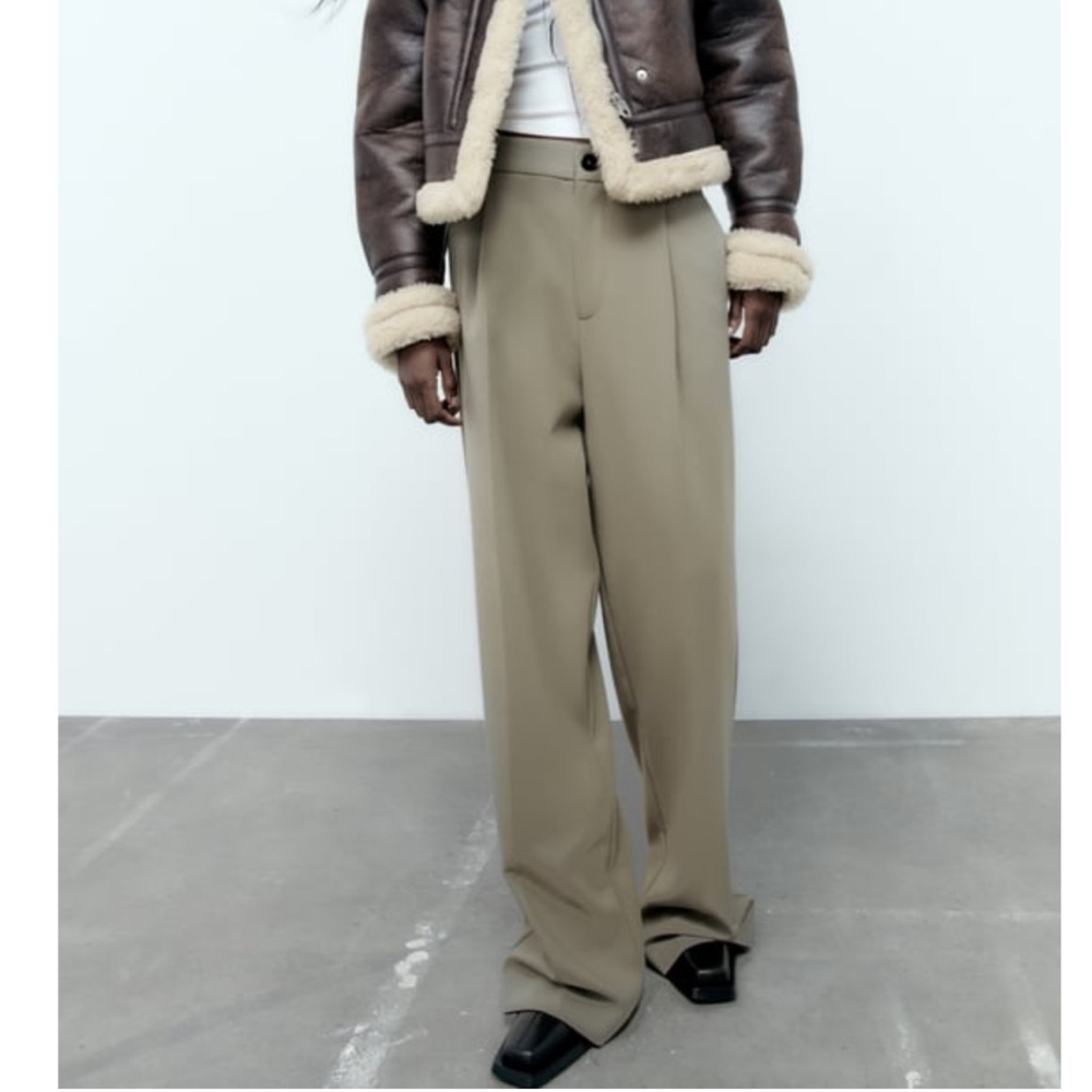 Zara Full Length Pants (khaki)